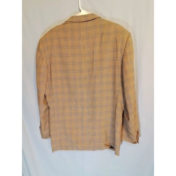 Zanetti Wool Tan / Brown / White / Black Sports Coat - Picture 2 of 4
